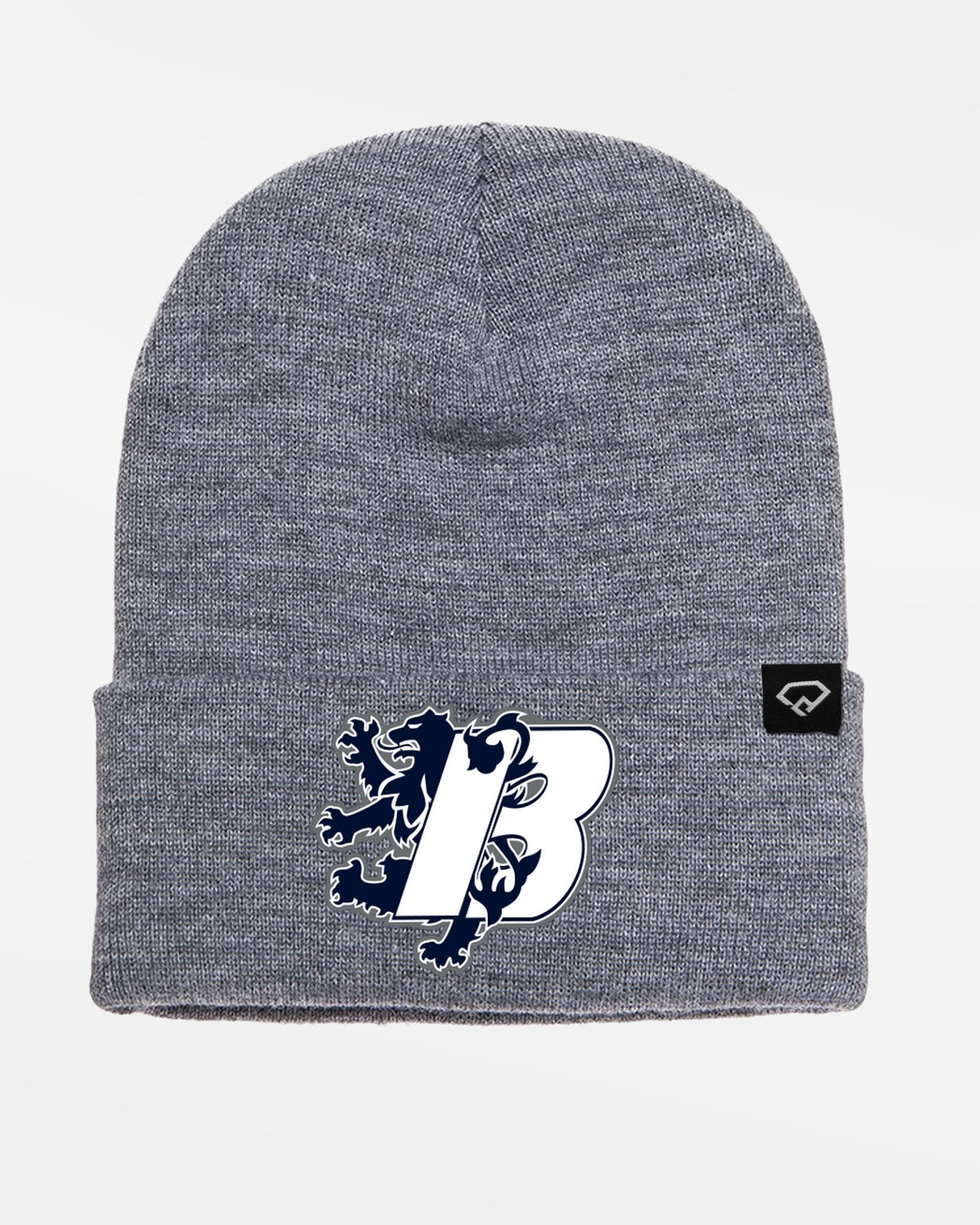 Yupoong Flexfit Heavyweight Long Beanie "Braunschweig 89ers", B, heather grau-DIAMOND PRIDE