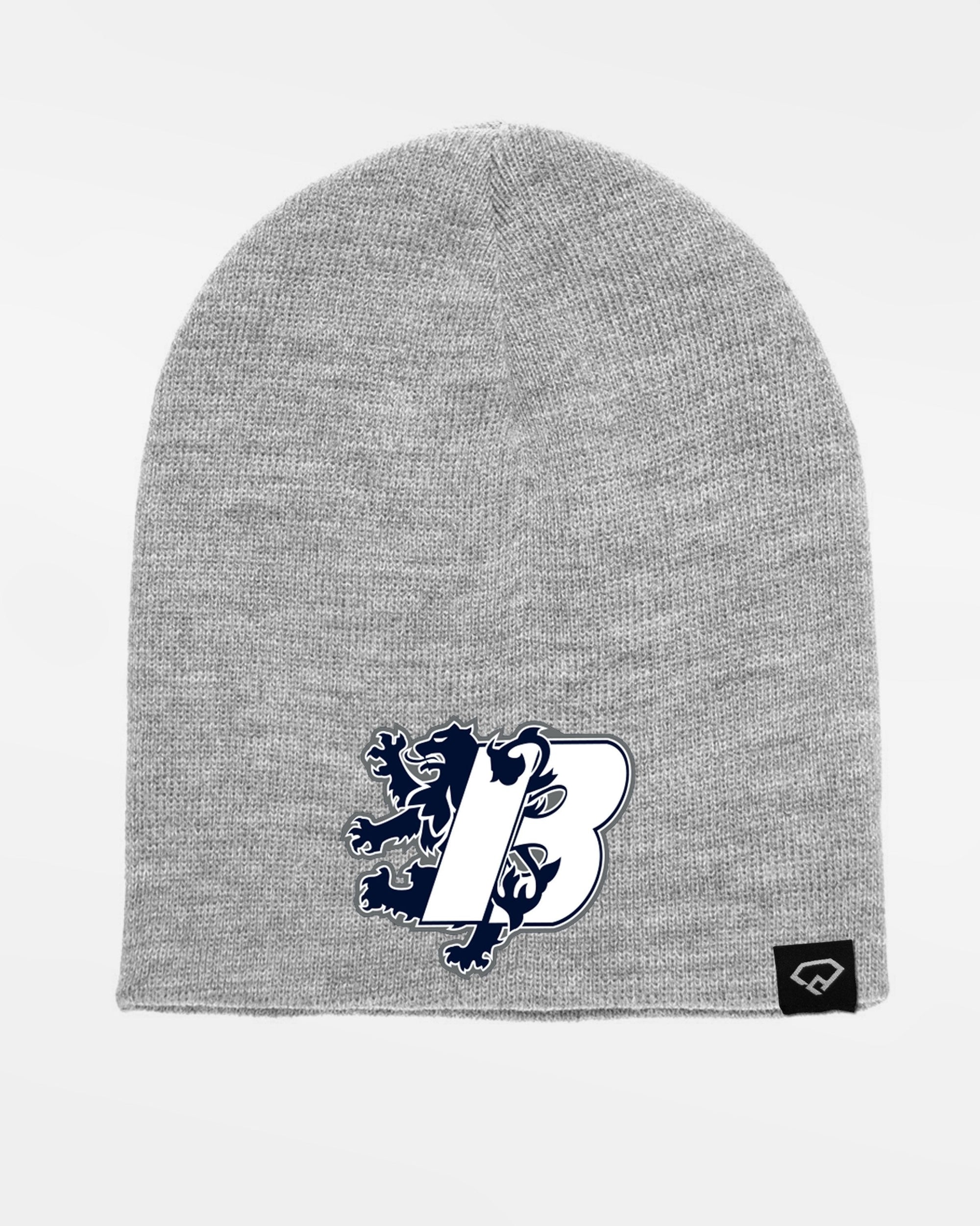 Yupoong Flexfit Heavyweight Short Beanie "Braunschweig 89ers", B, heather grau-DIAMOND PRIDE