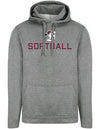 Diamond Pride Basic Functional Hoodie "Berlin Flamingos", Bird & Softball, heather grau-DIAMOND PRIDE