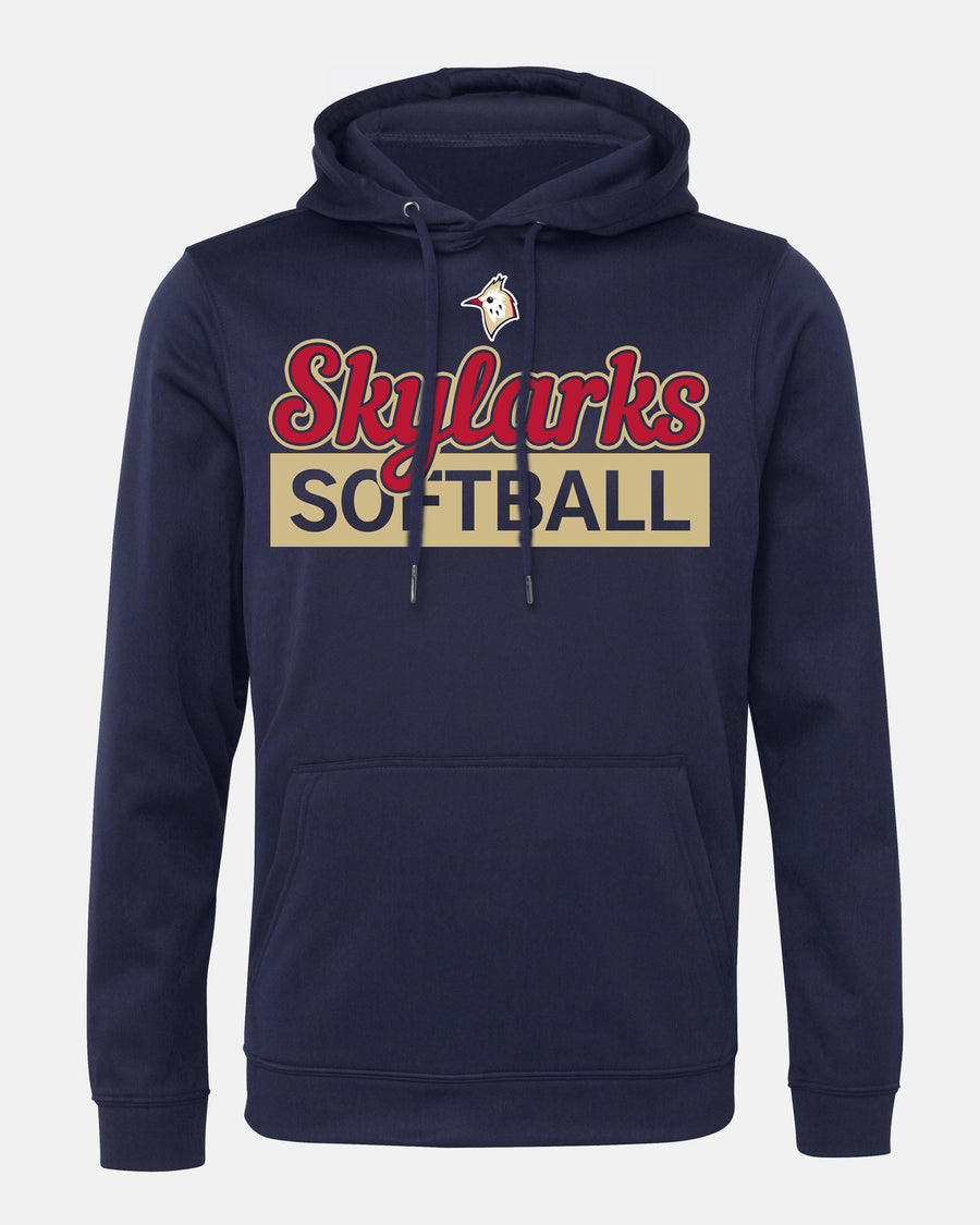 Diamond Pride Basic Functional Hoodie "Berlin Skylarks", Script Softball, navy blau-DIAMOND PRIDE