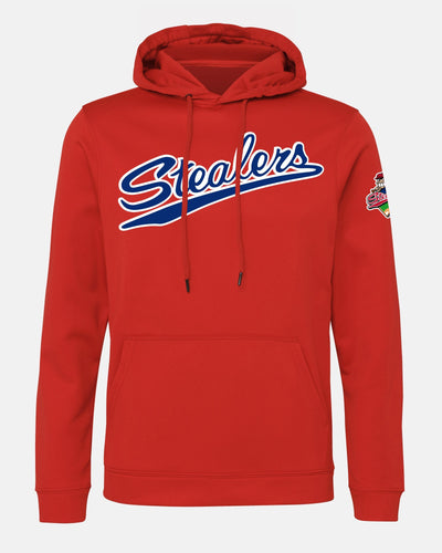 Diamond Pride Basic Functional Hoodie "Hamburg Stealers", Script & Batter, rot-DIAMOND PRIDE