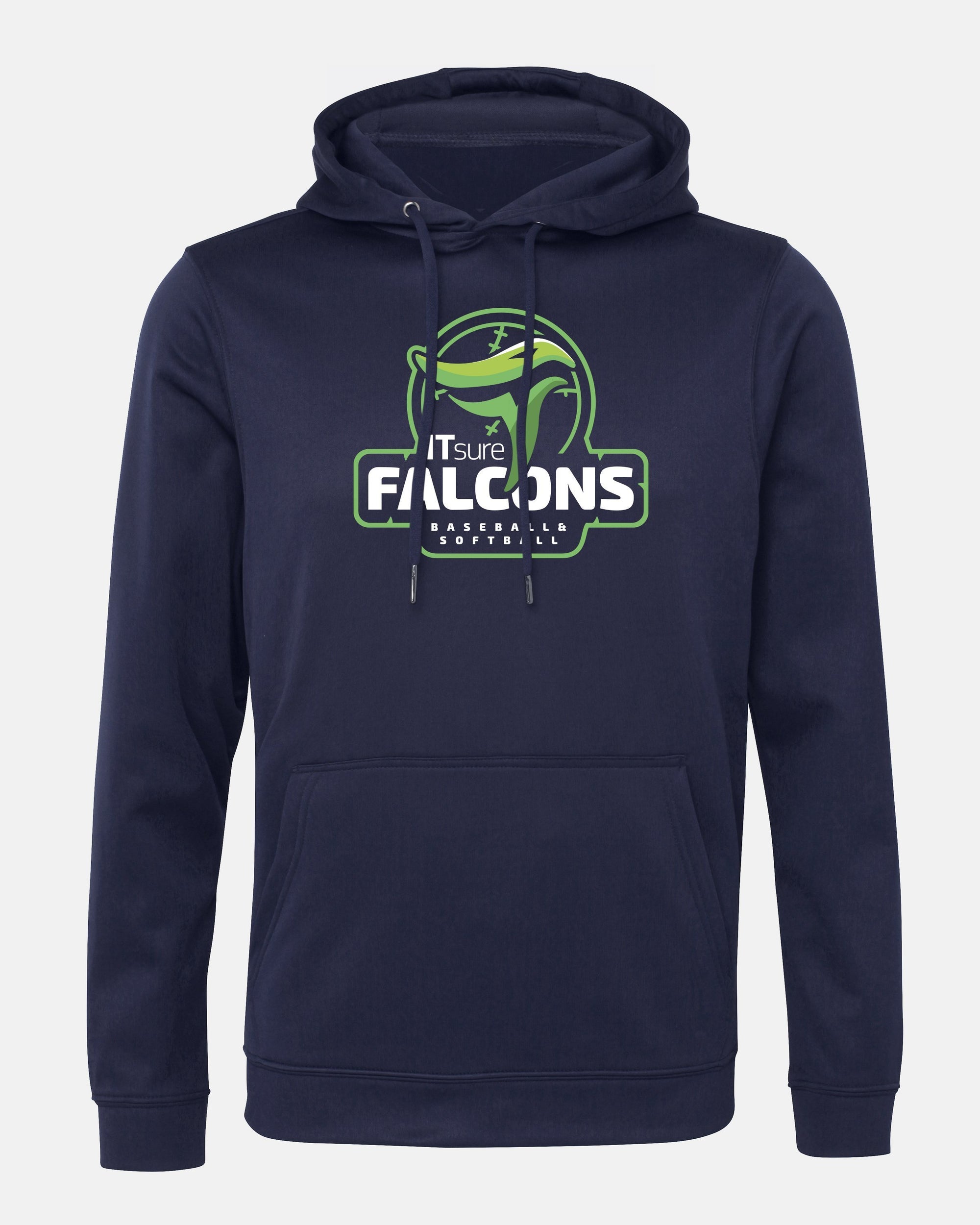 Diamond Pride Basic Functional Hoodie "IT SURE FALCONS", navy blau-DIAMOND PRIDE