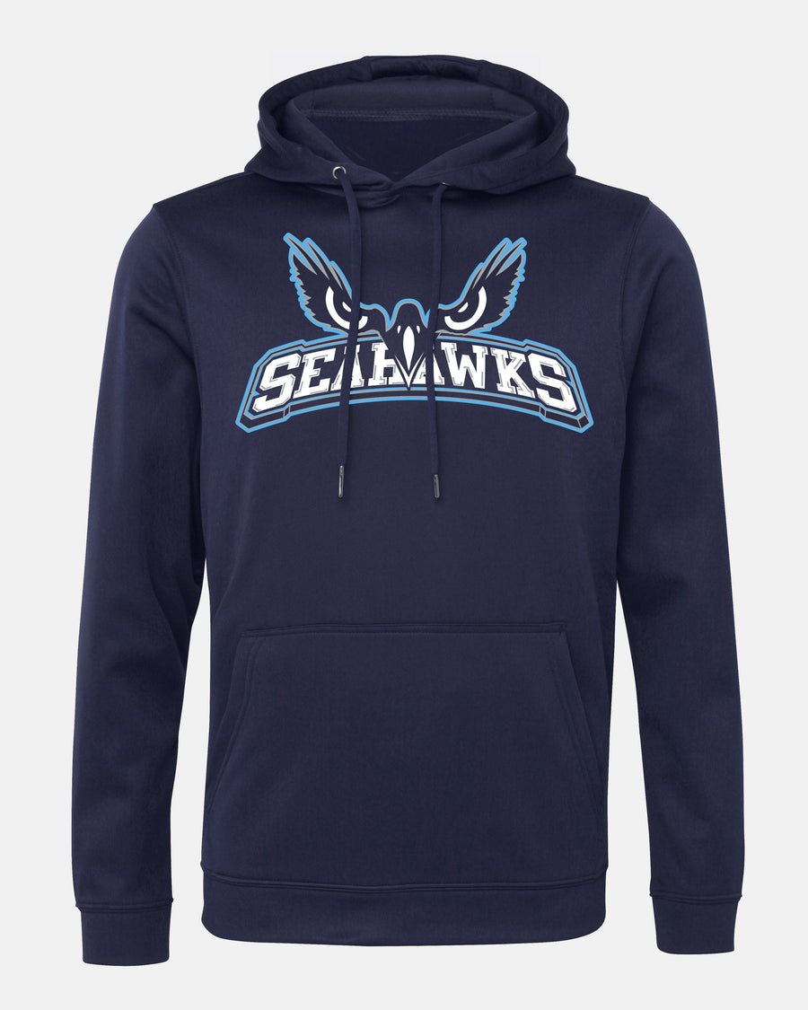 Diamond Pride Basic Functional Hoodie "Kiel Seahawks", Eyes & Script, navy blau-DIAMOND PRIDE