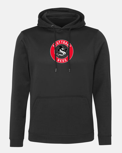 Diamond Pride Basic Functional Hoodie, "Stuttgart Reds", Crest, schwarz-DIAMOND PRIDE