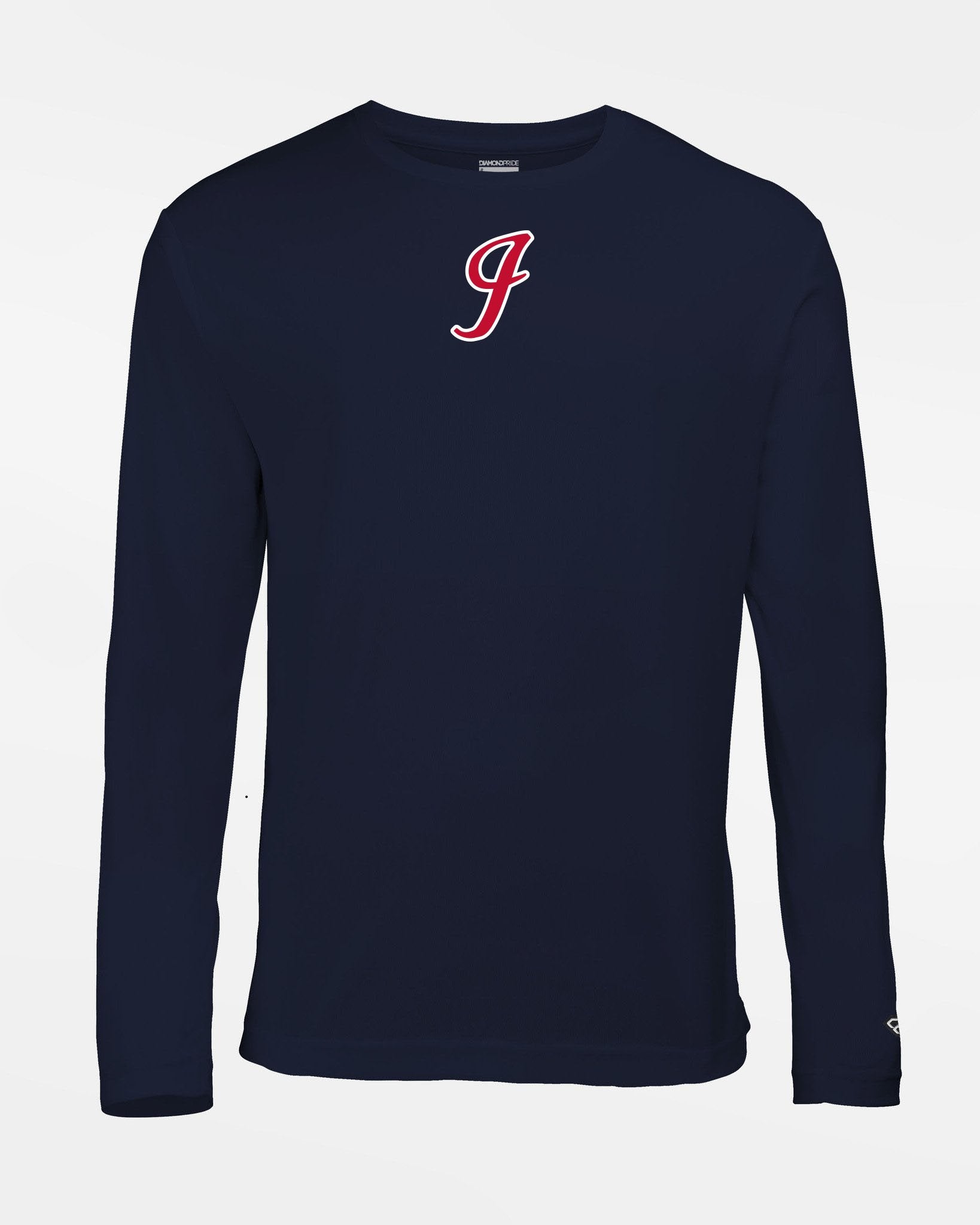 Diamond Pride Basic Functional Longsleeve Shirt "Gauting Indians", Logo, navy blau-DIAMOND PRIDE