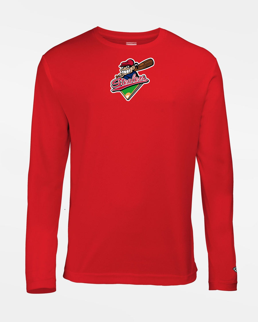 Diamond Pride Basic Functional Longsleeve Shirt "Hamburg Stealers", Batter, rot-DIAMOND PRIDE