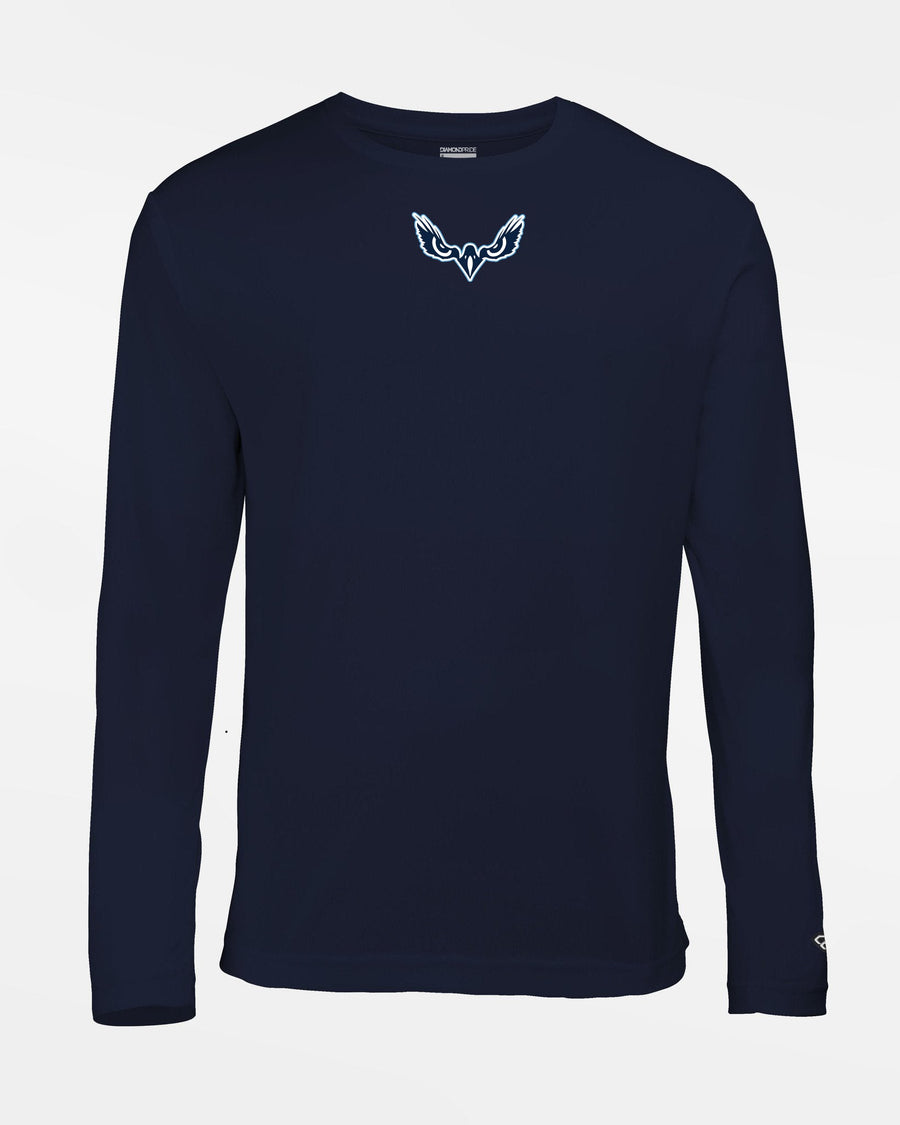 Diamond Pride Basic Functional Longsleeve Shirt "Kiel Seahawks", Eyes, navy blau-DIAMOND PRIDE
