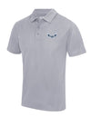 Diamond Pride Basic Functional Polo-Shirt "Kiel Seahawks", Eyes, heather grau-DIAMOND PRIDE