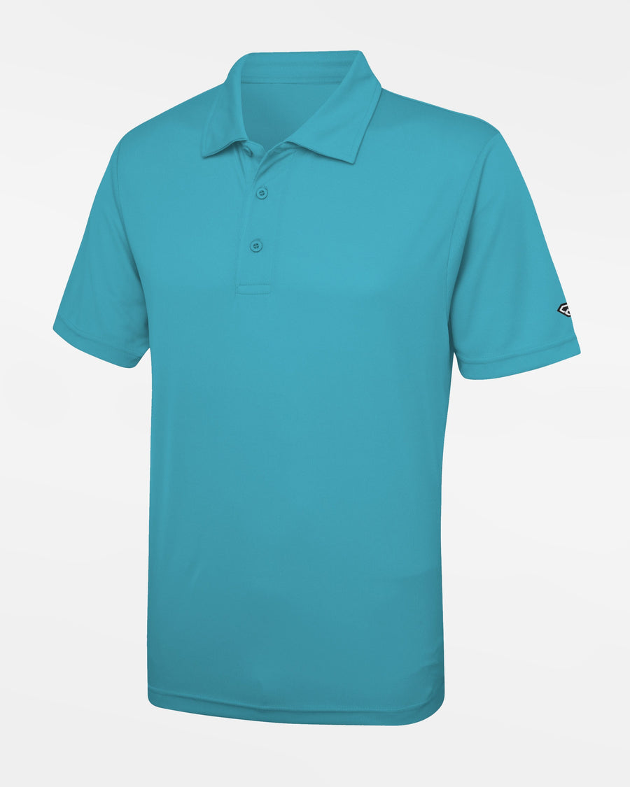 Diamond Pride Basic Functional Polo-Shirt, teal blau-DIAMOND PRIDE