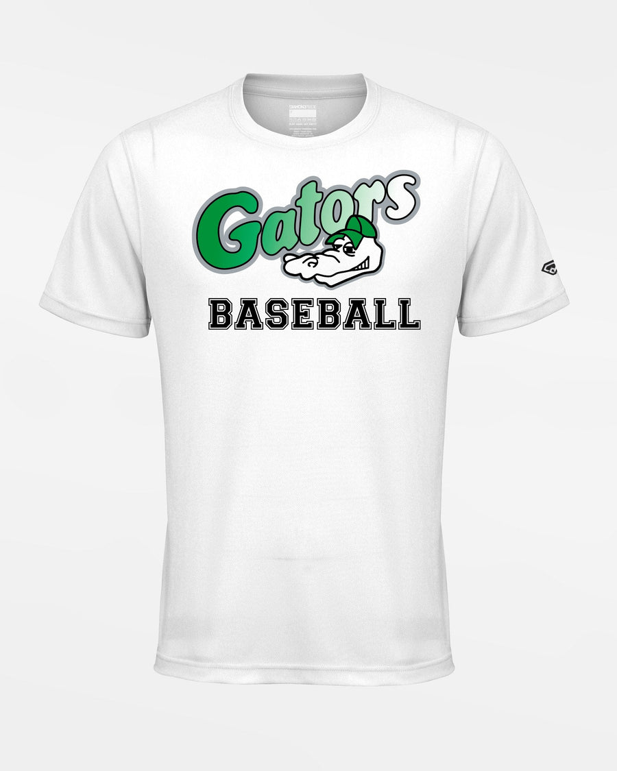 Diamond Pride Basic Functional T-Shirt "Augsburg Gators", Baseball, weiss-DIAMOND PRIDE