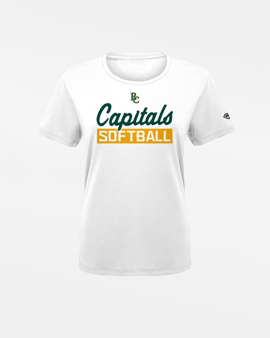 Diamond Pride Basic Functional T-Shirt "Bonn Capitals", Softball, weiss-DIAMOND PRIDE