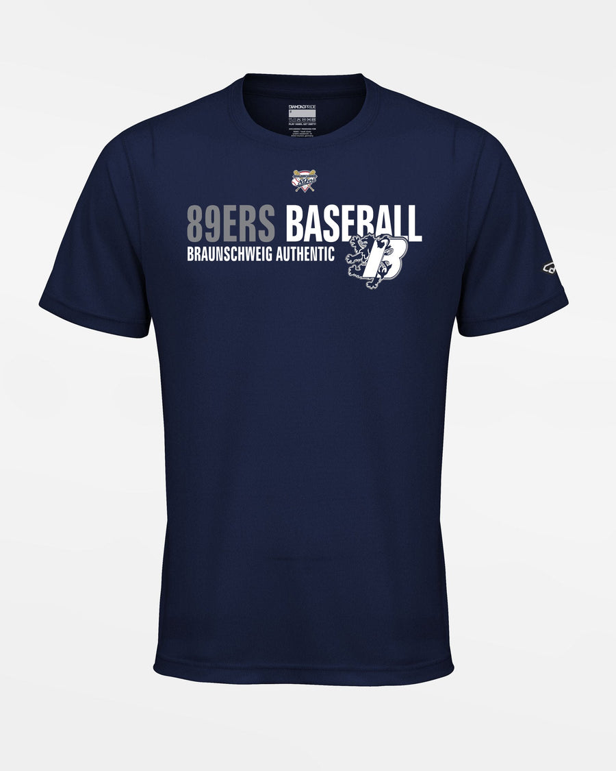 Diamond Pride Basic Functional T-Shirt "Braunschweig 89ers", Script, navy blau-DIAMOND PRIDE