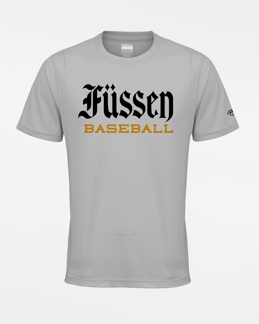 Diamond Pride Basic Functional T-Shirt "Füssen Royal Bavarians", Füssen Baseball, grau-DIAMOND PRIDE