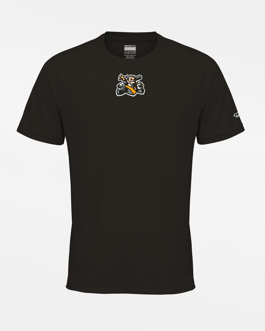 Diamond Pride Basic Functional T-Shirt "Füssen Royal Bavarians", Portrait, schwarz-DIAMOND PRIDE