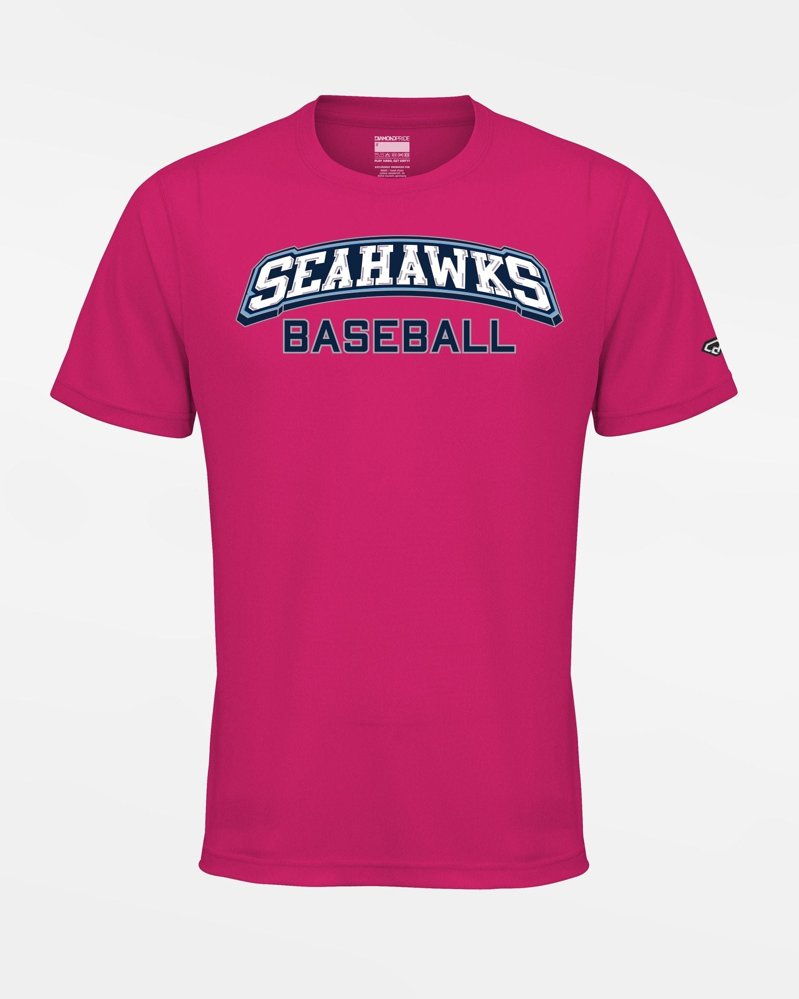 Diamond Pride Basic Functional T-Shirt "Kiel Seahawks", Baseball, pink-DIAMOND PRIDE