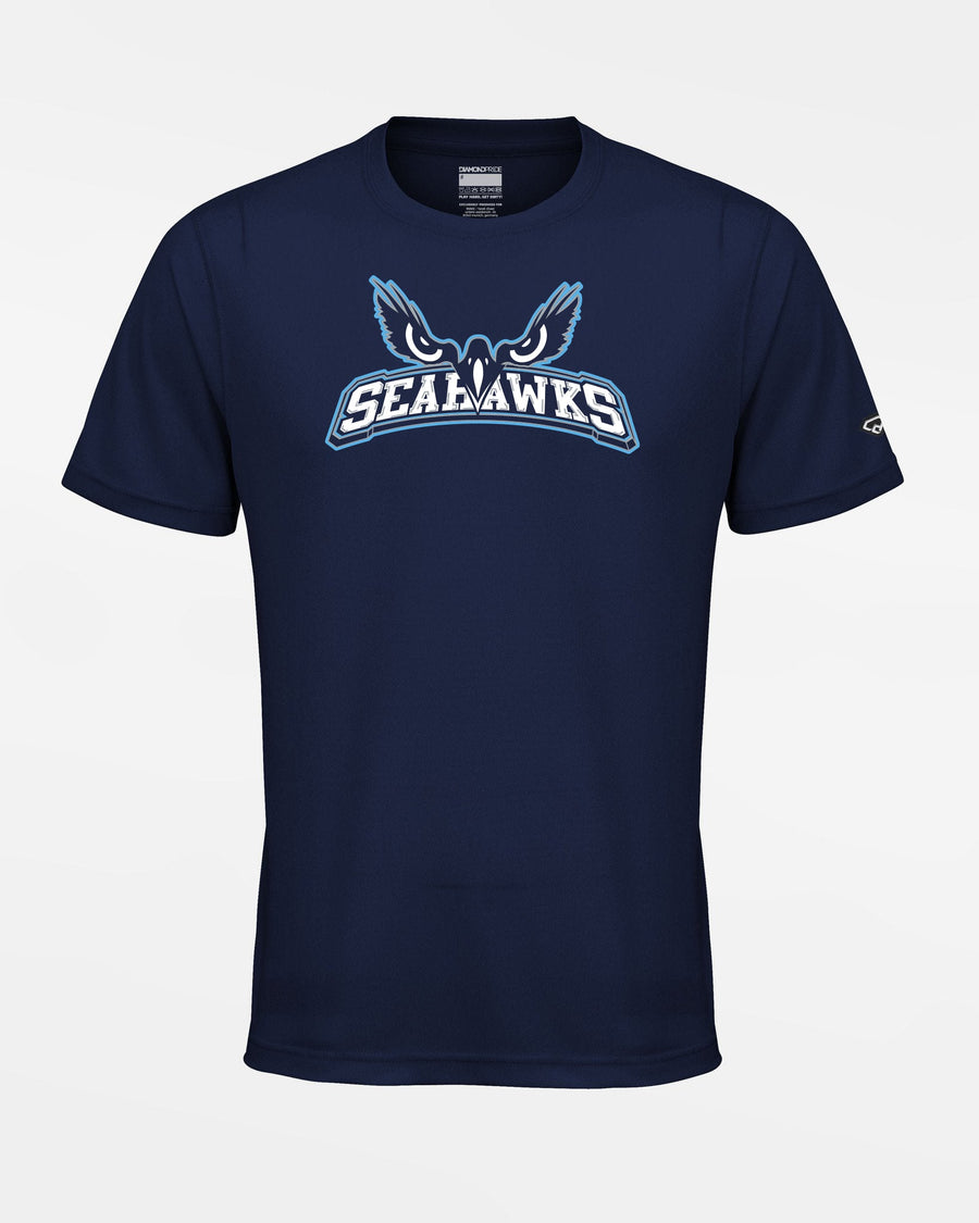 Diamond Pride Basic Functional T-Shirt "Kiel Seahawks", Eyes & Seahawks, navy blau-DIAMOND PRIDE