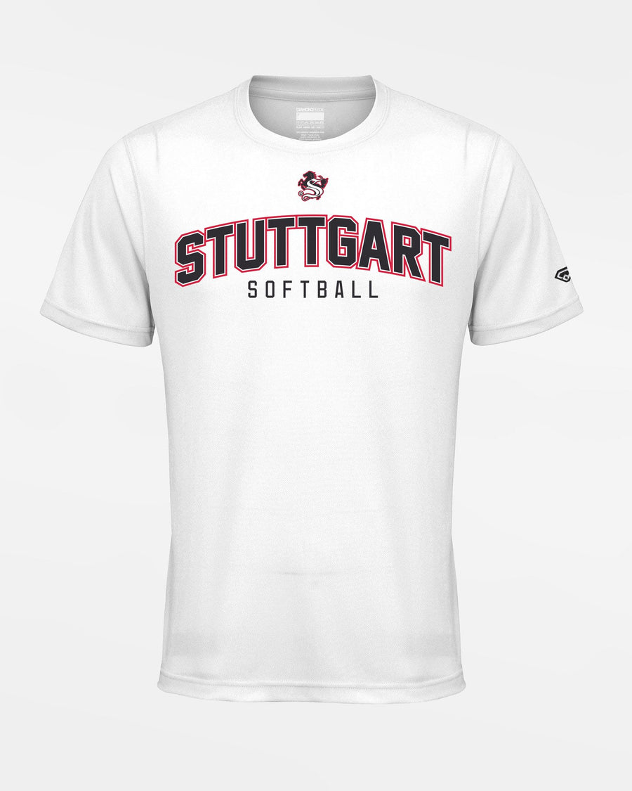 Diamond Pride Basic Functional T-Shirt "Stuttgart Reds", City Softball, weiss-DIAMOND PRIDE