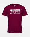 Diamond Pride Basic Functional T-Shirt "Wesseling Vermins", Baseball, maroon-rot-DIAMOND PRIDE