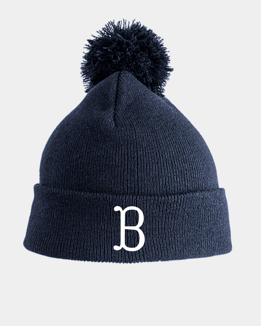 Diamond Pride Basic PomPom Beanie "Berlin Skylarks", B, navy blau-DIAMOND PRIDE