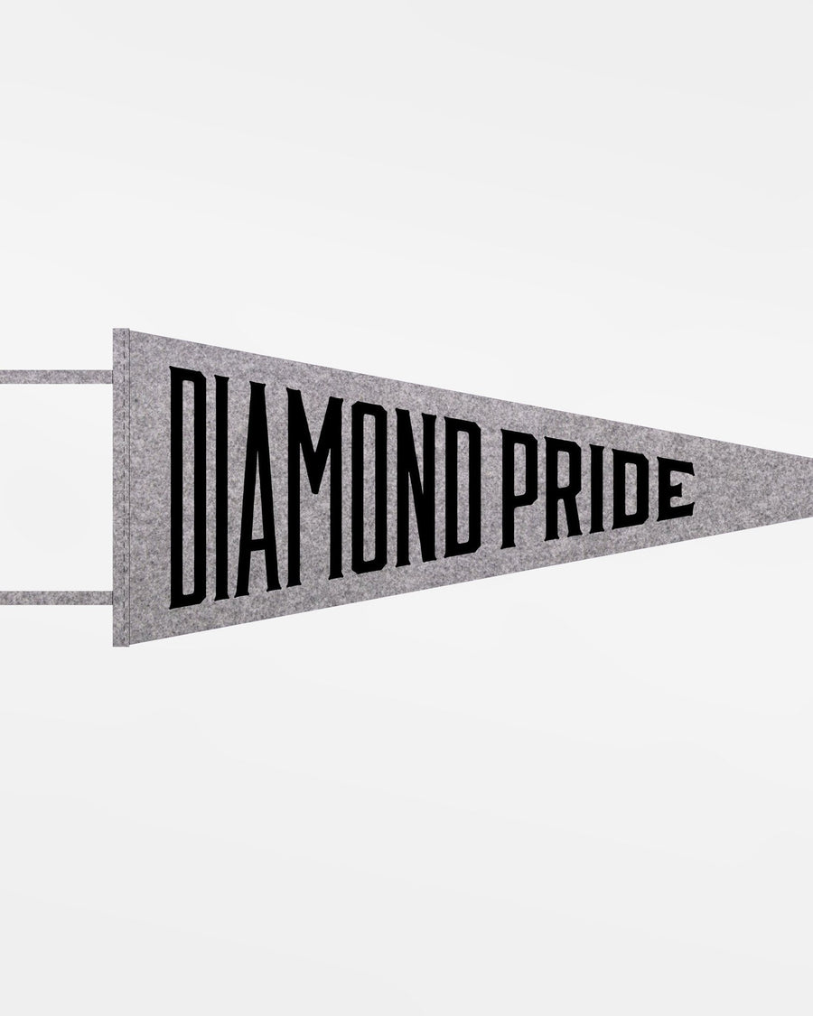 Diamond Pride Filz Pennant Flag "Diamond Pride", heather grau-DIAMOND PRIDE