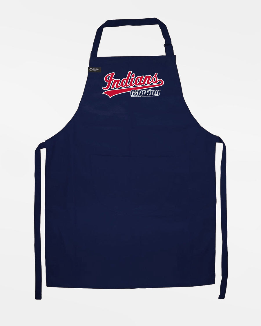 Diamond Pride Grillschürze & Kochschürze "Gauting Indians", Script, navy blau-DIAMOND PRIDE