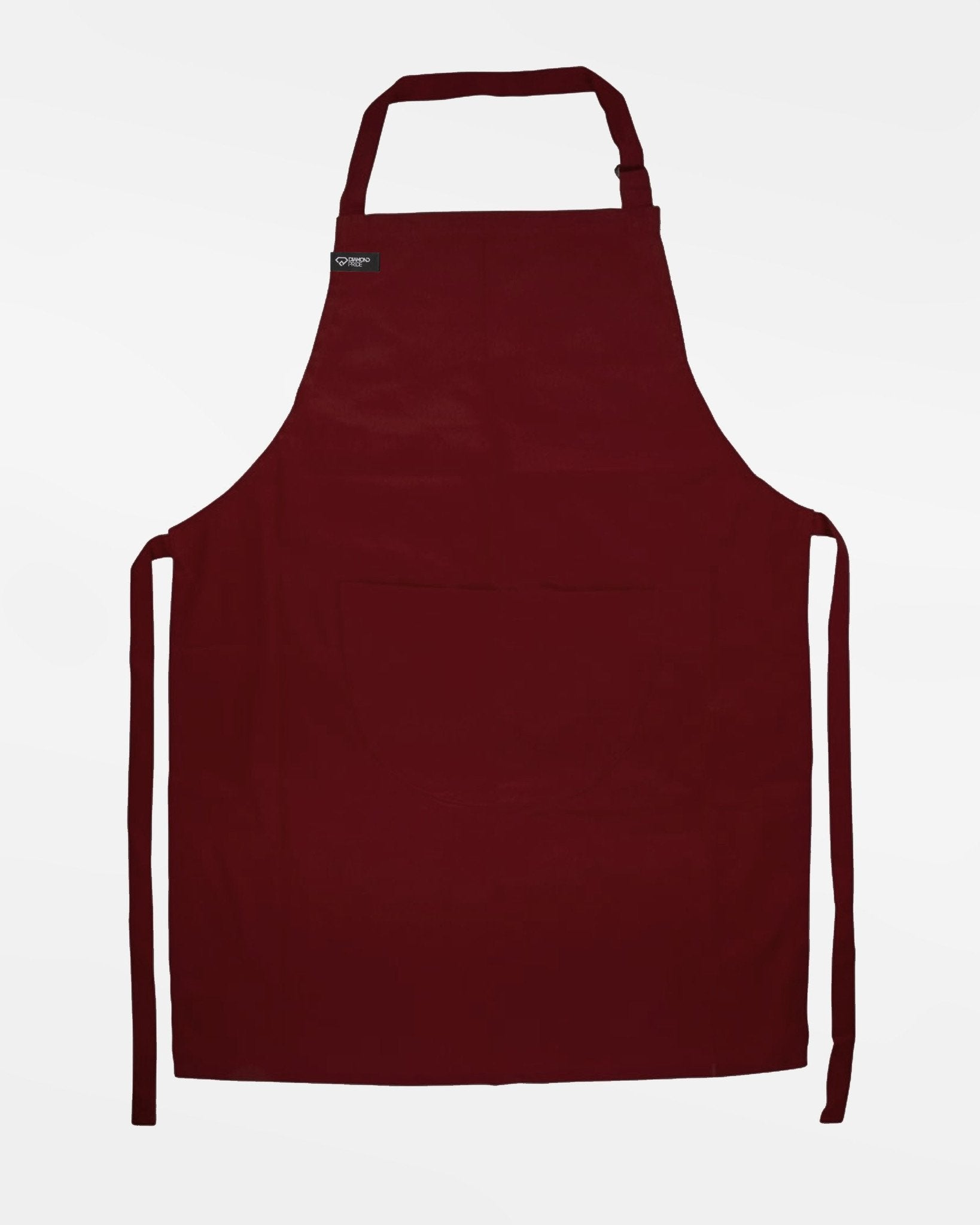Diamond Pride Grillschürze & Kochschürze, maroon rot-DIAMOND PRIDE