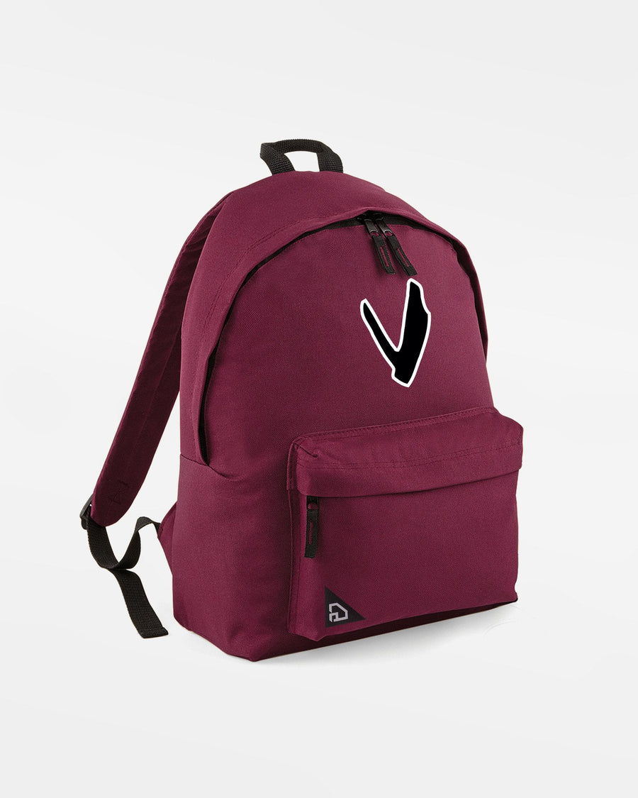 Diamond Pride Junior Basic Rucksack "Wesseling Vermins", V, maroon-rot-DIAMOND PRIDE
