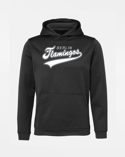 Diamond Pride Kids Basic Functional Hoodie, "Berlin Flamingos", Berlin Flamingos, schwarz-DIAMOND PRIDE