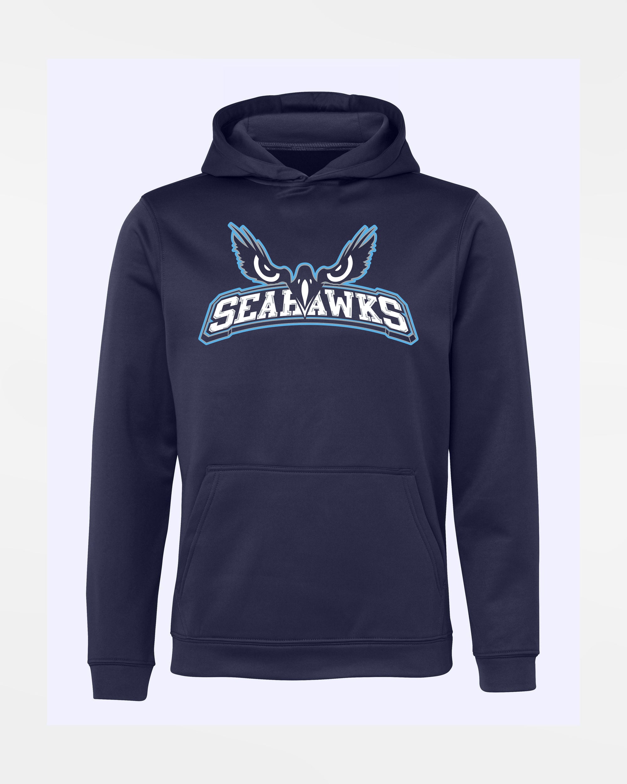Diamond Pride Kids Basic Functional Hoodie "Kiel Seahawks", Eyes & Script, navy blau-DIAMOND PRIDE