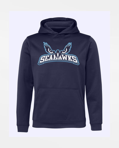 Diamond Pride Kids Basic Functional Hoodie "Kiel Seahawks", Eyes & Script, navy blau-DIAMOND PRIDE