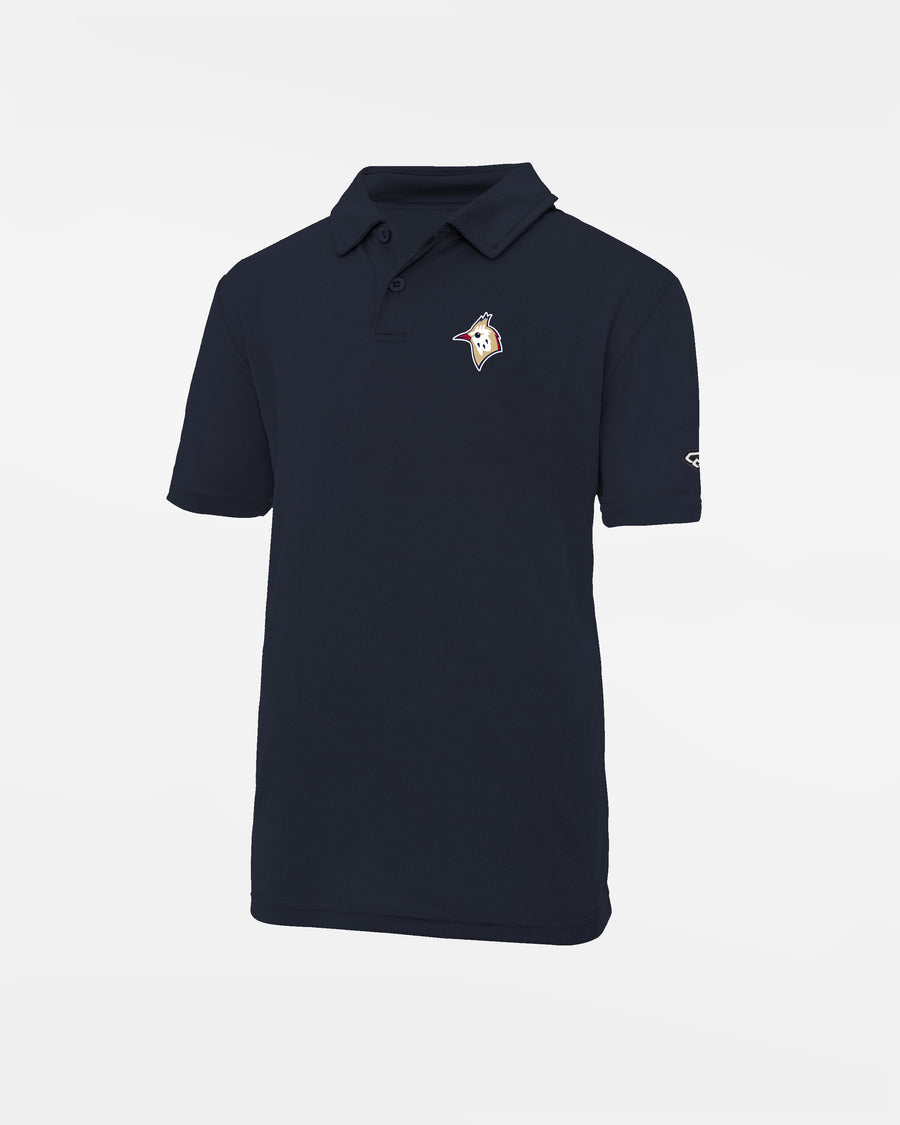 Diamond Pride Kids Basic Functional Polo-Shirt "Berlin Skylarks", Bird, navy blau-DIAMOND PRIDE