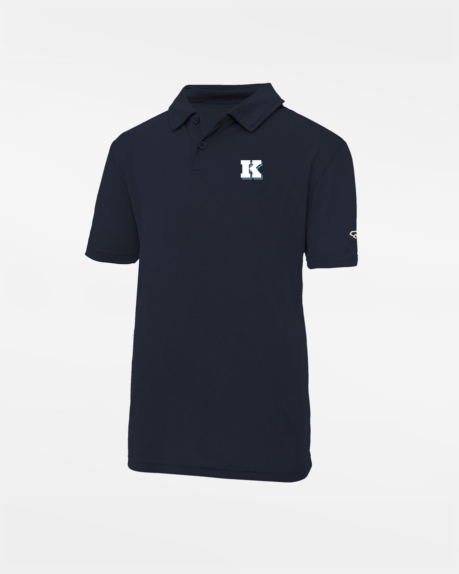 Diamond Pride Kids Basic Functional Polo-Shirt "Kiel Seahawks", K, navy blau-DIAMOND PRIDE