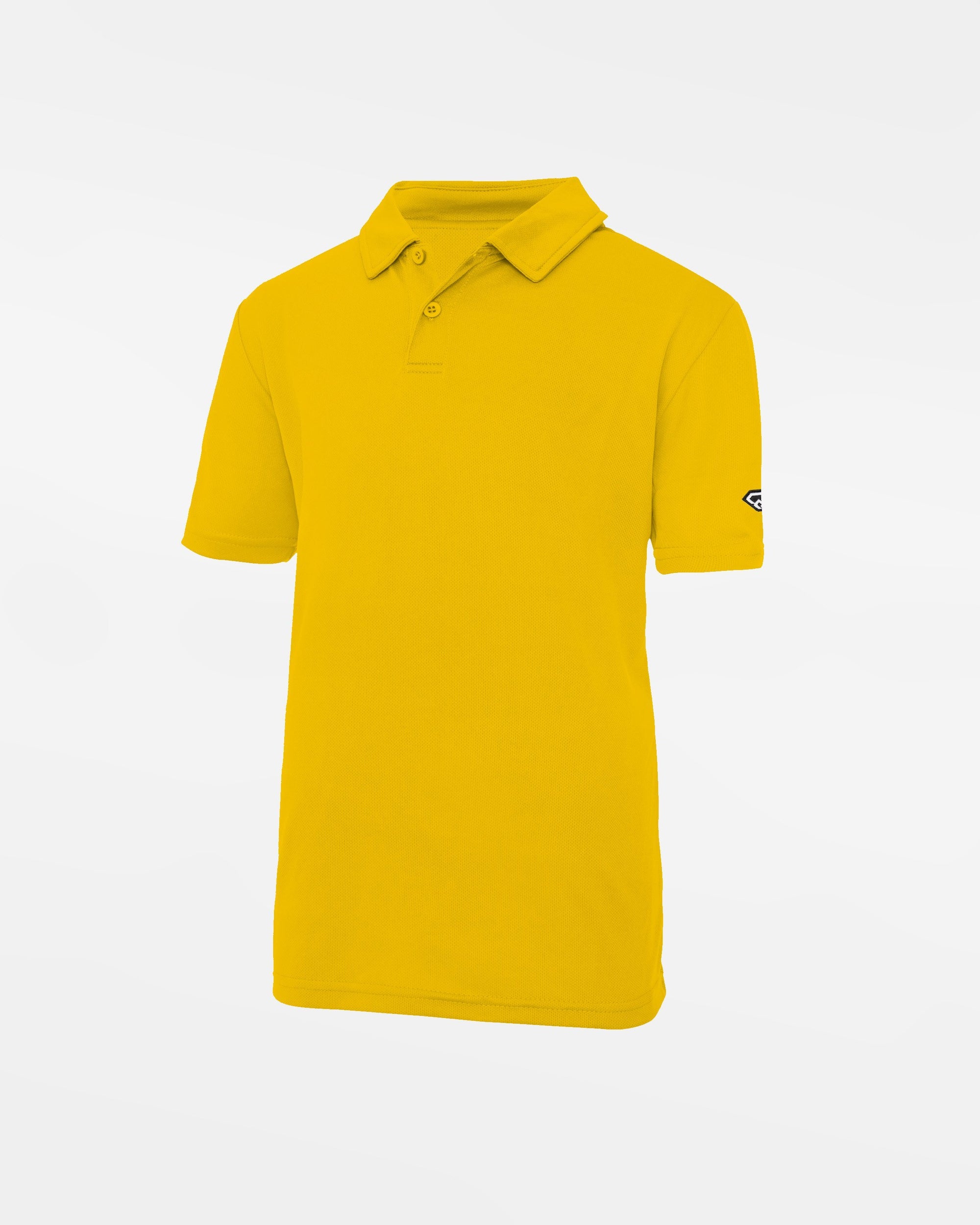 Diamond Pride Kids Basic Functional Polo-Shirt, gelb-DIAMOND PRIDE