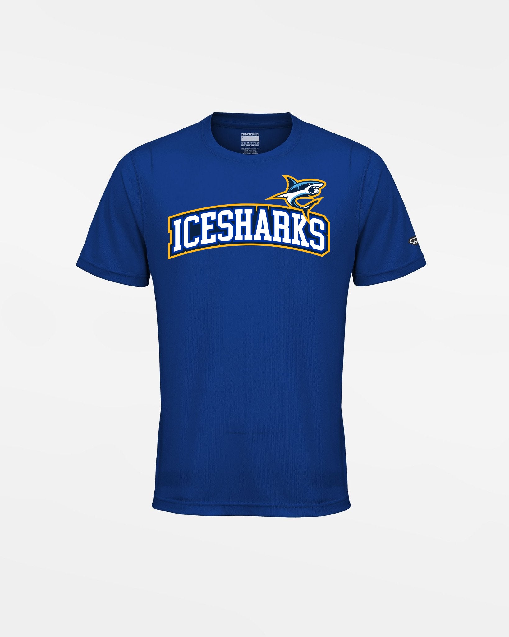 Diamond Pride Kids Basic Functional T-Shirt "Altdorf Icesharks", Icesharks, royal blau-DIAMOND PRIDE