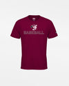 Diamond Pride Kids Basic Functional T-Shirt, "Berlin Flamingos", Bird & Baseball, burgundy-DIAMOND PRIDE