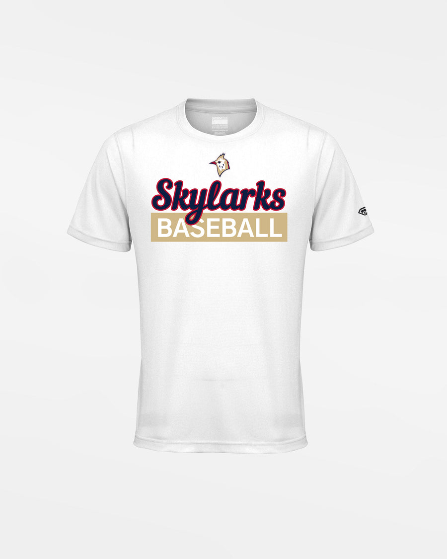Diamond Pride Kids Basic Functional T-Shirt "Berlin Skylarks", Baseball, weiss-DIAMOND PRIDE