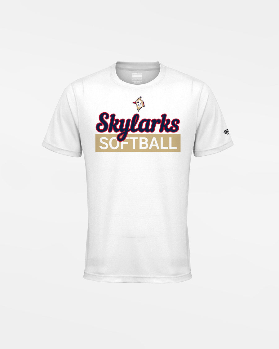 Diamond Pride Kids Basic Functional T-Shirt "Berlin Skylarks", Softball, weiss-DIAMOND PRIDE