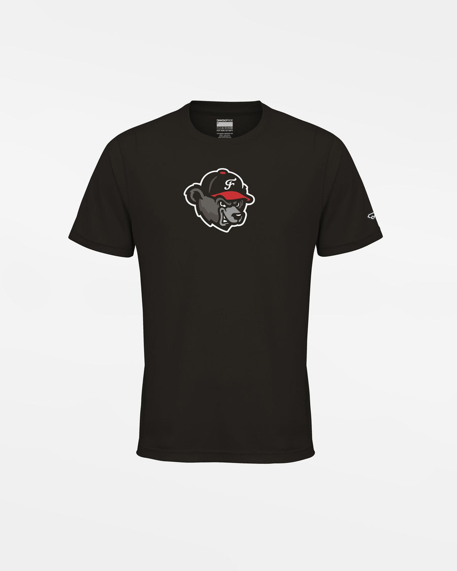 Diamond Pride Kids Basic Functional T-Shirt "Freising Grizzlies", Bear, schwarz-DIAMOND PRIDE