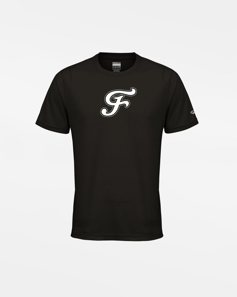 Diamond Pride Kids Basic Functional T-Shirt "Freising Grizzlies", F, schwarz-DIAMOND PRIDE