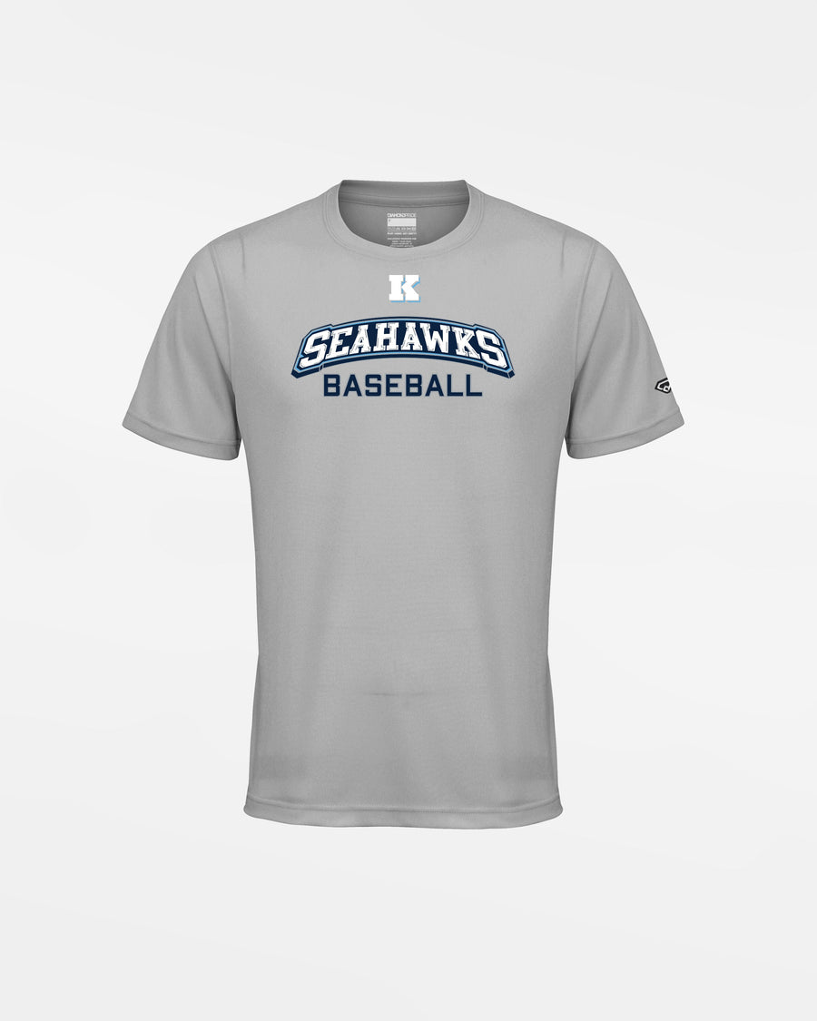Diamond Pride Kids Basic Functional T-Shirt "Kiel Seahawks", K & Baseball, grau-DIAMOND PRIDE