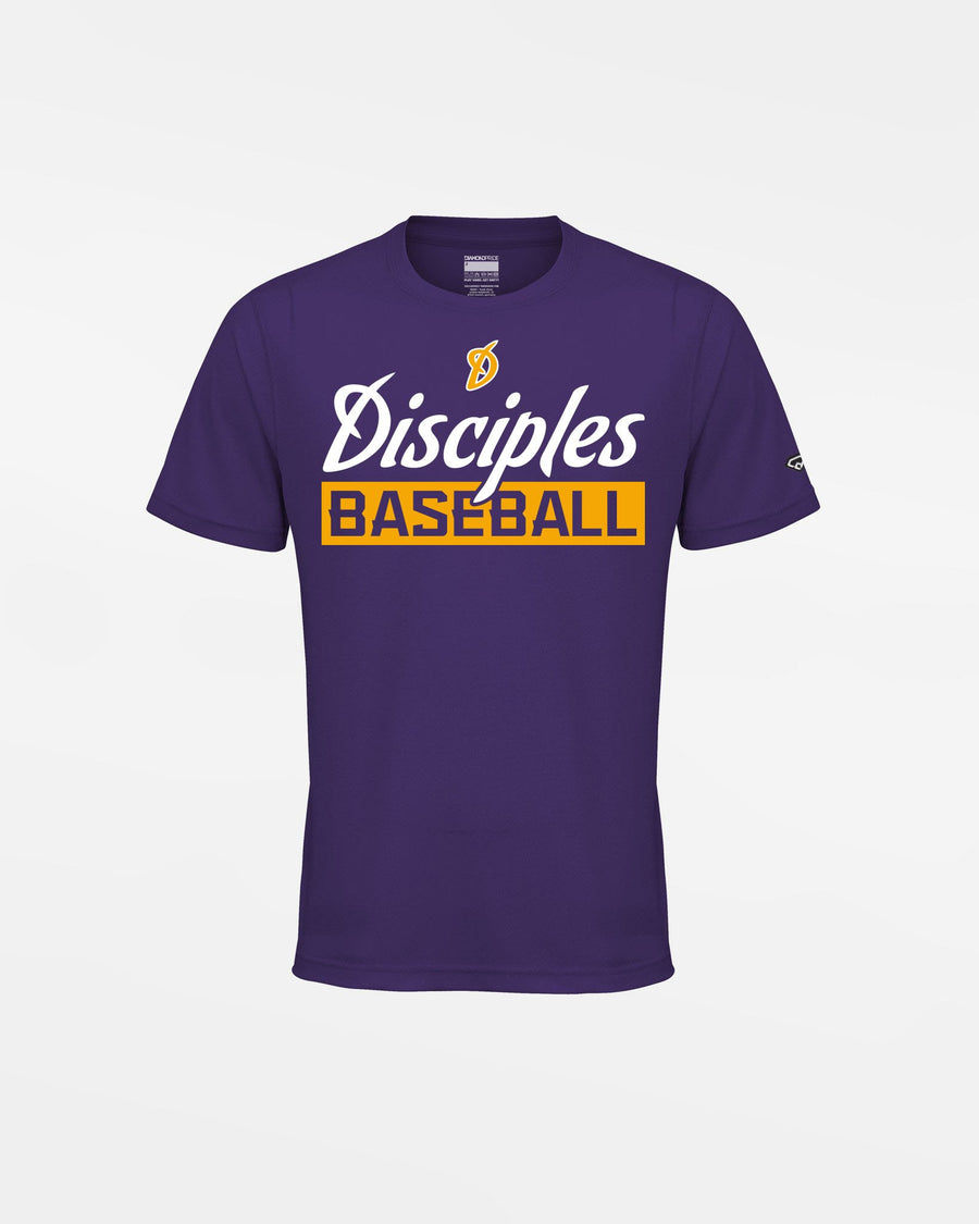 Diamond Pride Kids Basic Functional T-Shirt "Munich-Haar Disciples", Baseball, purple-DIAMOND PRIDE