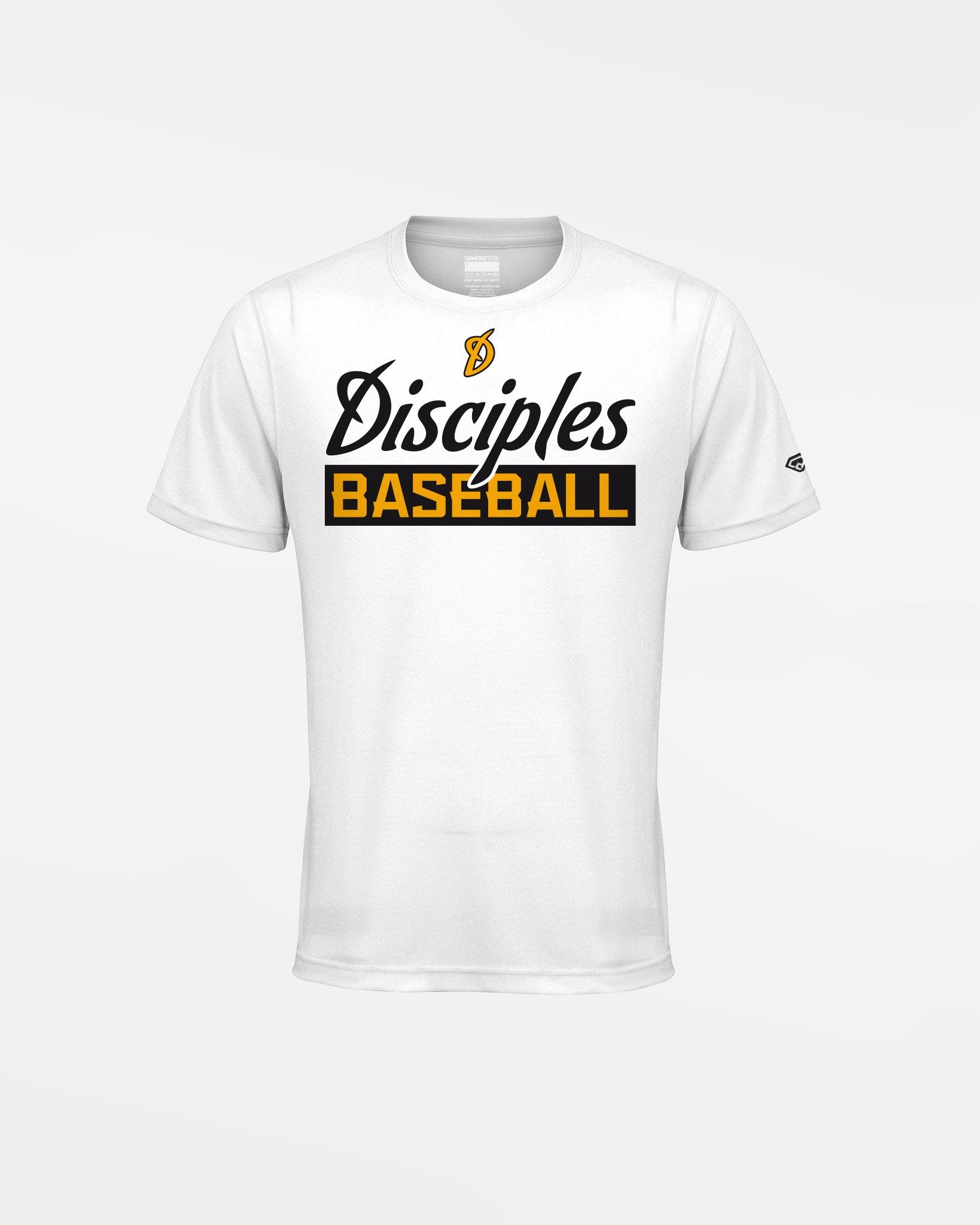Diamond Pride Kids Basic Functional T-Shirt "Munich-Haar Disciples", Baseball, weiss-DIAMOND PRIDE