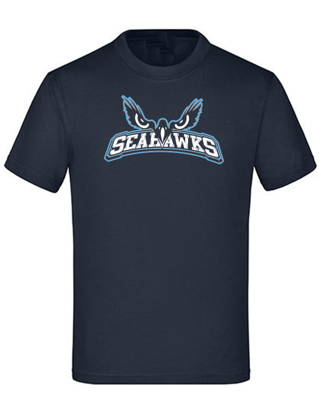 Diamond Pride Kids Premium Light T-Shirt, "Kiel Seahawks", Eyes & Script, navy blau-DIAMOND PRIDE