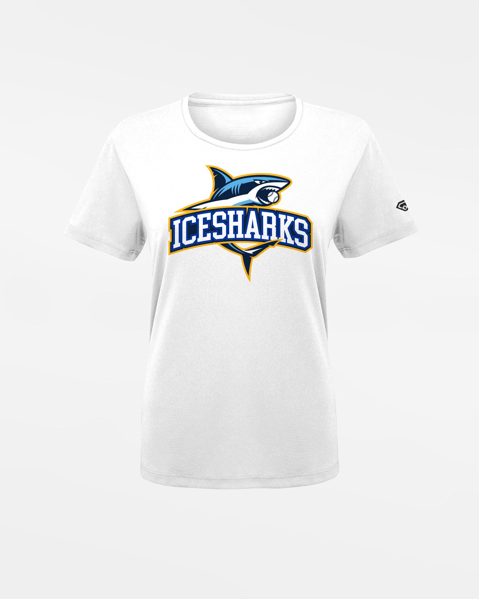 Diamond Pride Ladies Basic Functional T-Shirt "Altdorf Icesharks", Icesharks, weiss-DIAMOND PRIDE