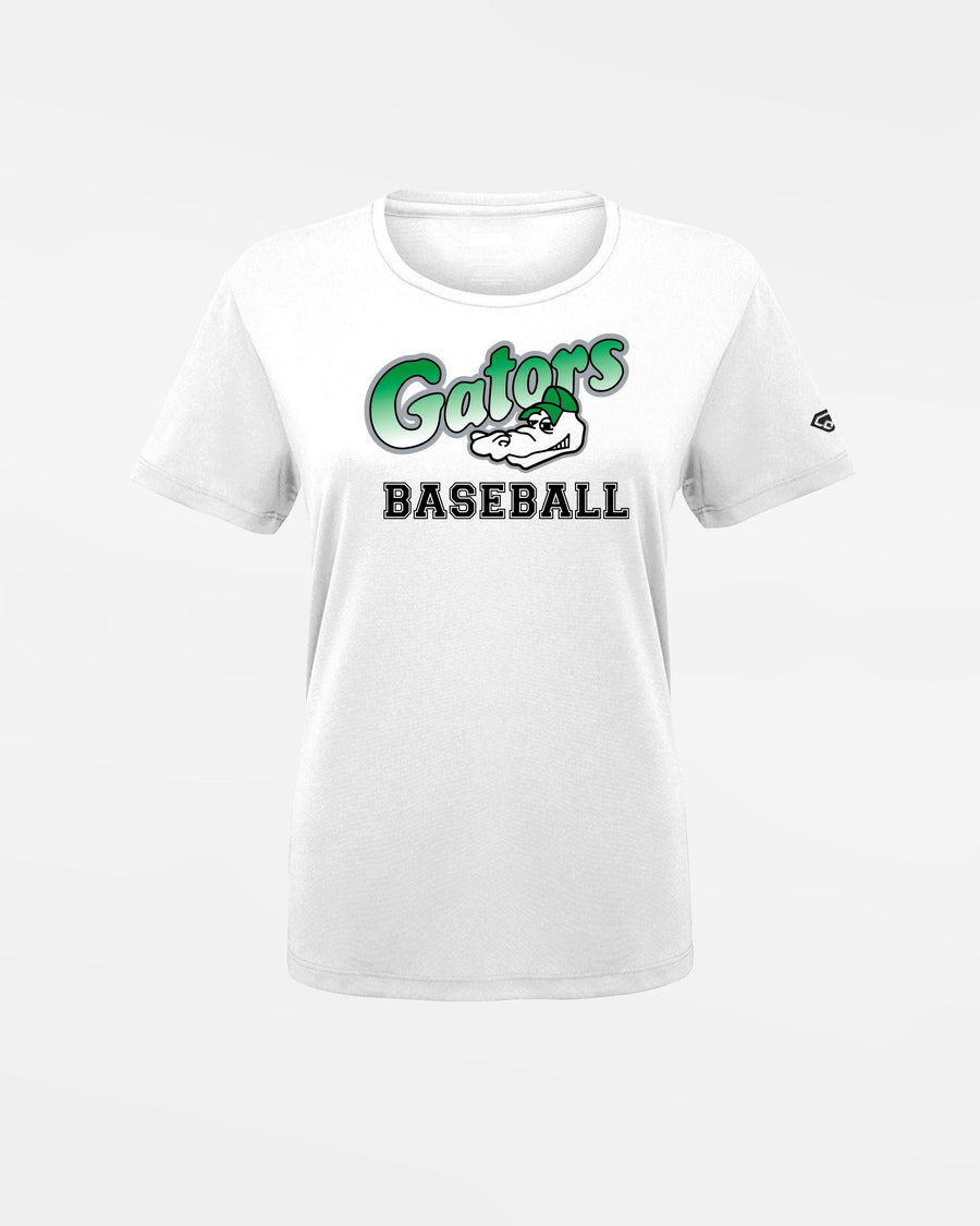 Diamond Pride Ladies Basic Functional T-Shirt "Augsburg Gators", Baseball, weiss-DIAMOND PRIDE