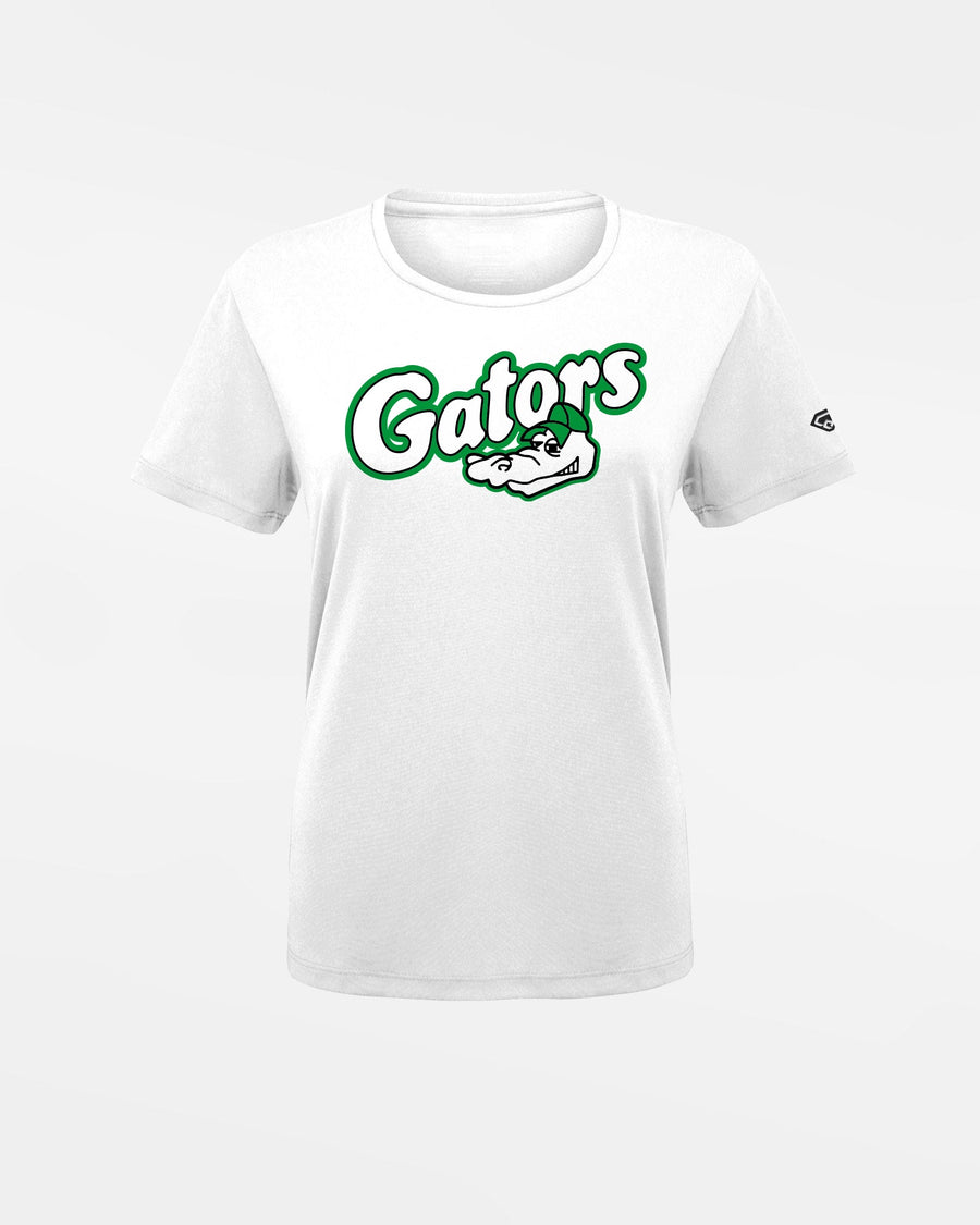 Diamond Pride Ladies Basic Functional T-Shirt "Augsburg Gators", Gators & Head, weiss-DIAMOND PRIDE