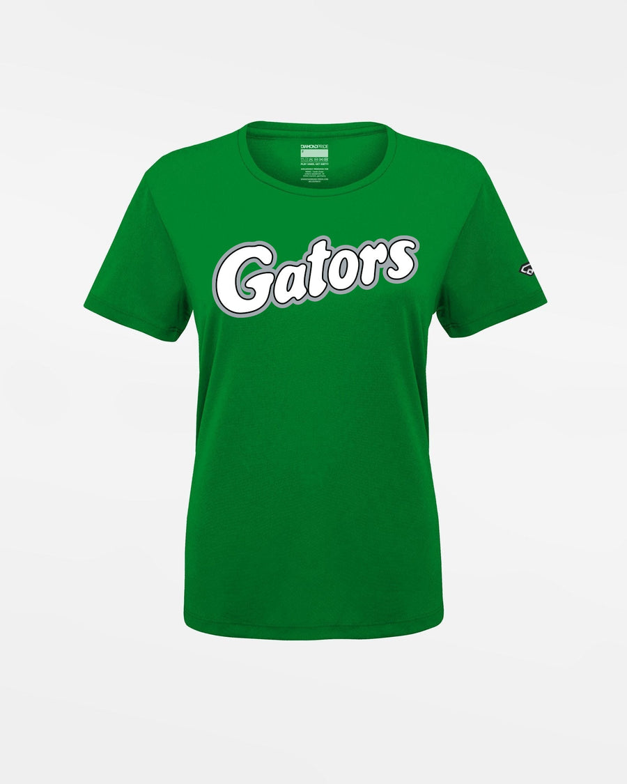 Diamond Pride Ladies Basic Functional T-Shirt "Augsburg Gators", Gators, kelly-grün-DIAMOND PRIDE