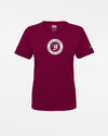 Diamond Pride Ladies Basic Functional T-Shirt, "Berlin Flamingos", Crest Softball, burgundy-DIAMOND PRIDE