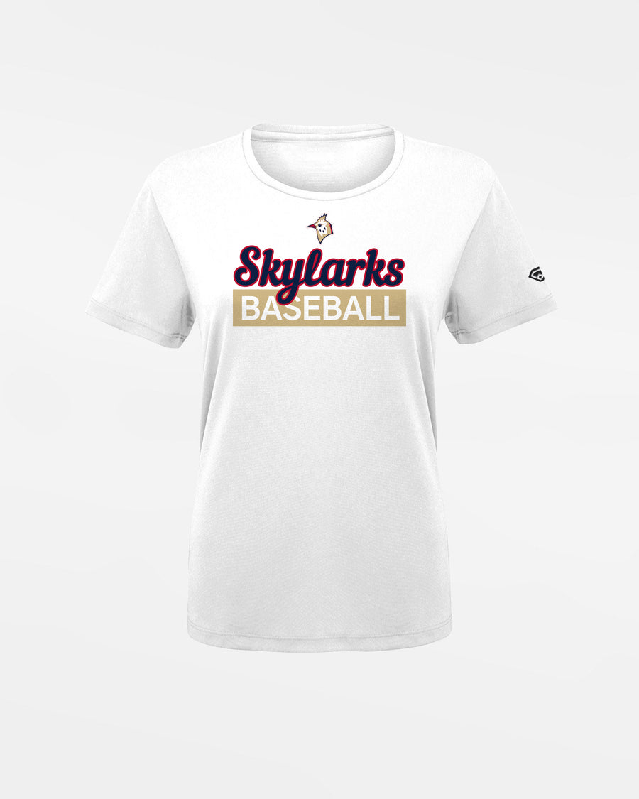 Diamond Pride Ladies Basic Functional T-Shirt "Berlin Skylarks", Baseball, weiss-DIAMOND PRIDE