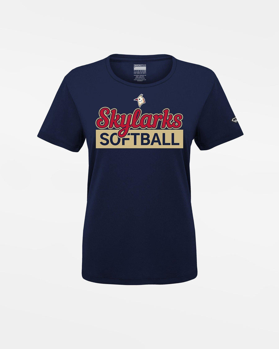 Diamond Pride Ladies Basic Functional T-Shirt "Berlin Skylarks", Softball, navy blau-DIAMOND PRIDE